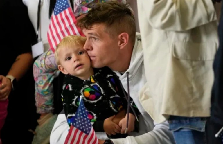 Since when do the media identify refugees by skin color?